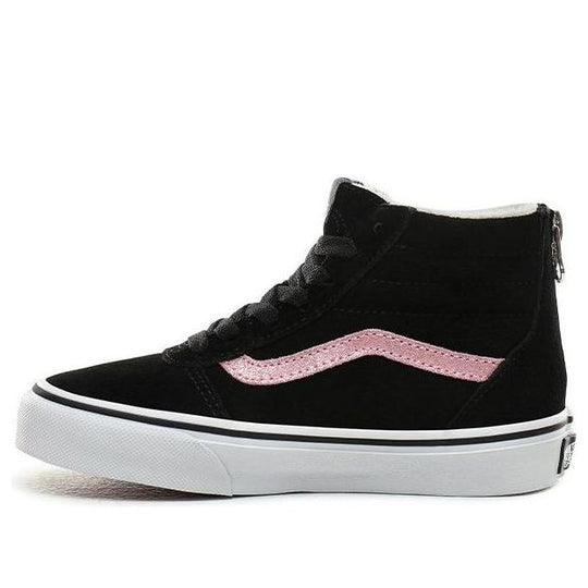 Vans Ward Hi Black White Canvas Suede Skate Sneakers Kids Youth Size 5.5 |  eBay
